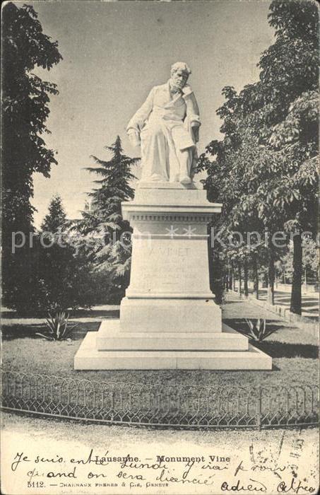 12321167 Lausanne VD Monument Vigne Lausanne