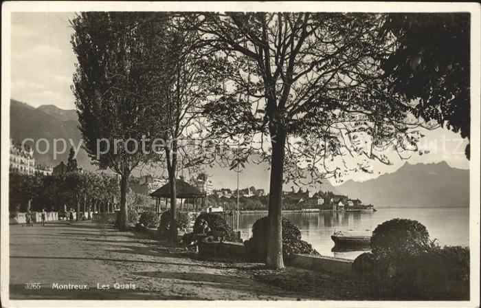 12321170 Montreux VD Les Quais Lac Léman Promenade Lac Léman Montreux