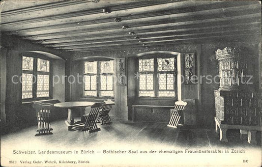 12322289 Zuerich Gothischer Saal Fraumuensterabtei Schweizerisches Landesmuseum