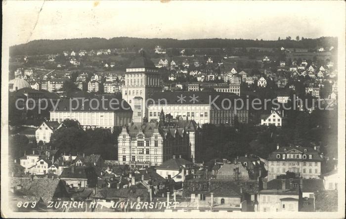 12322299 Zuerich Stadtbild mit Universitaet Zuerich