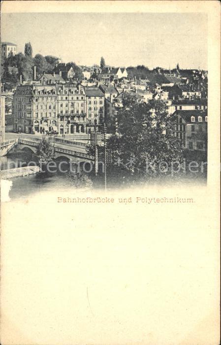 12325541 Zuerich Bahnhofbruecke et Zuerich Polytechnic