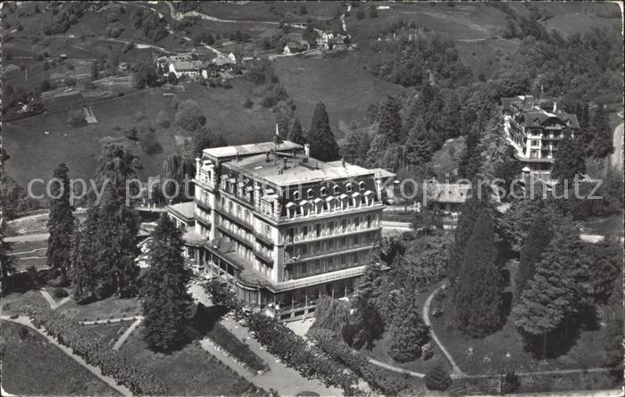 12323303 Glion Hotel des Familles Righi Vaudois Fliegeraufnahme Glion