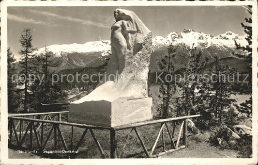 12334451 St Moritz GR Monument Segantini Saint-Moritz