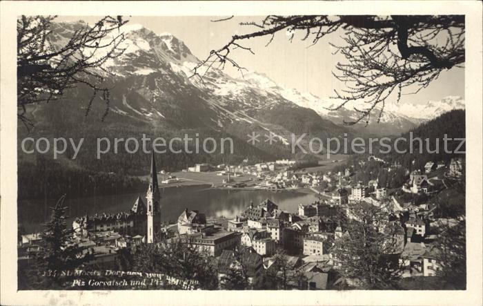 12334460 St Moritz GR avec Piz Ccorvatsch St. Moritz