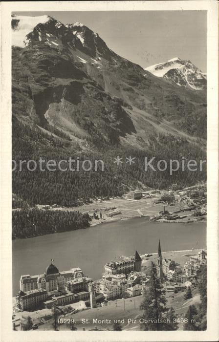 12334464 St Moritz GR avec Piz Corvatsch St. Moritz