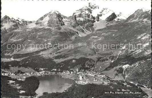 12334482 St Moritz GR avec Piz Albana et Julier St. Moritz