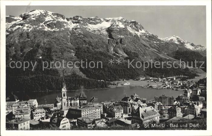 12334490 St Moritz Bad GR et village de St Moritz