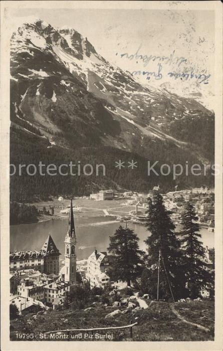 12334495 St Moritz GR avec Piz Surlej St. Moritz