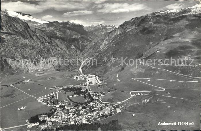 12334635 Andermatt Fliegeraufnahme Andermatt