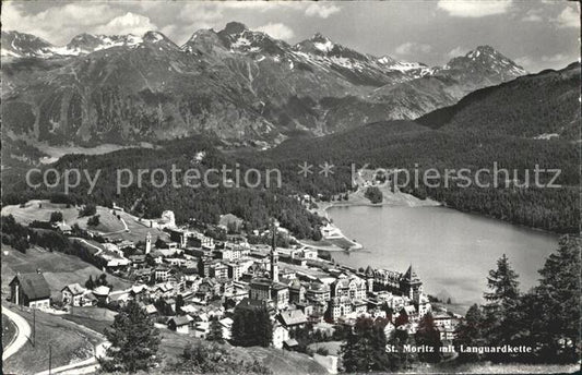 12335314 St Moritz GR avec chaîne Languard St. Moritz