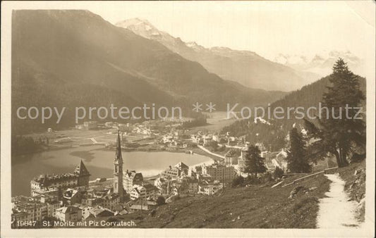 12335325 St Moritz GR avec Piz Corvatsch St. Moritz