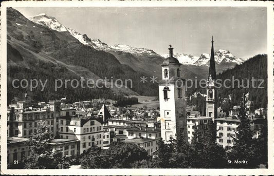 12335354 St Moritz GR Tour Penchée Saint-Moritz