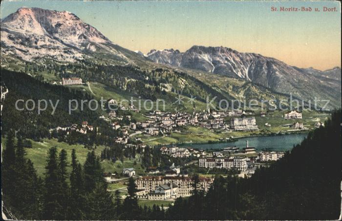 12335366 St Moritz Bad GR et village de St Moritz