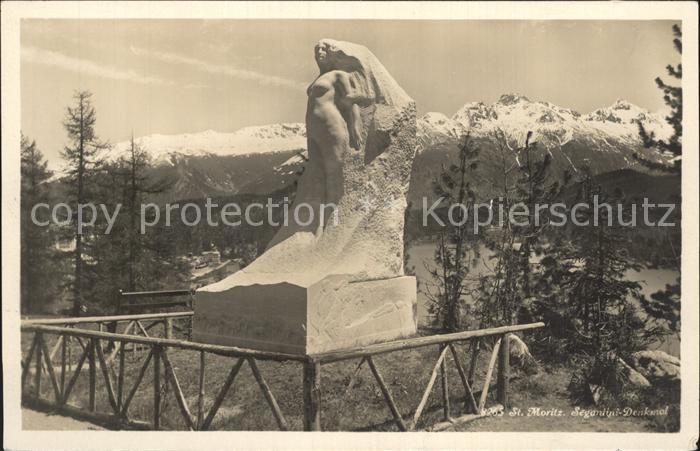 12335369 St Moritz GR Segantini Monument Saint-Moritz