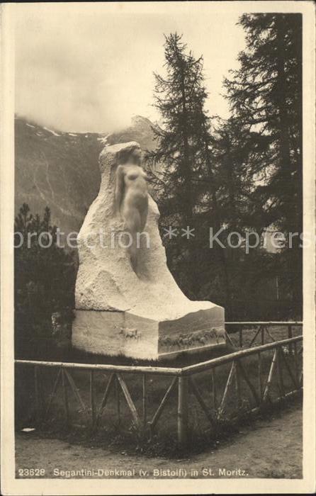 12335372 St Moritz GR Segantini Monument Saint-Moritz