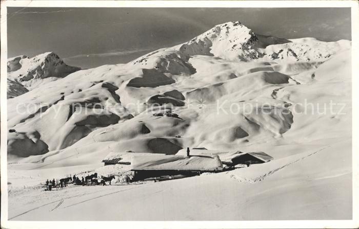 12341244 Arosa GR Weisshorn Tschuggen Huetten Arosa