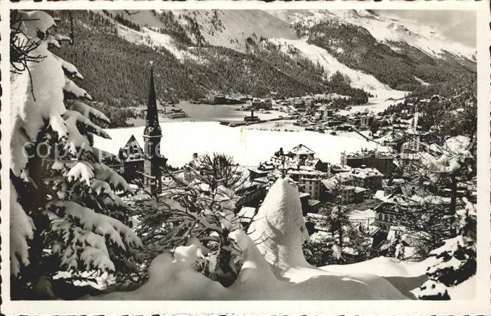 12341309 St Moritz Bad GR Vue sur la ville de St Moritz