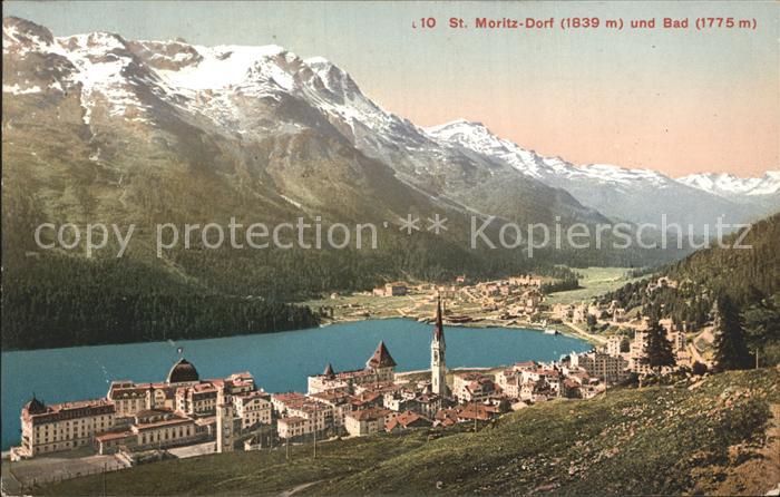 12341311 St Moritz Bad GR Village et Bad St Moritz