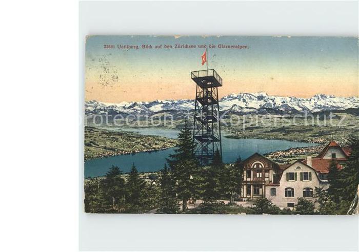 12366296 Uetliberg ZH Zuerichsee Glarneralpen Uetliberg