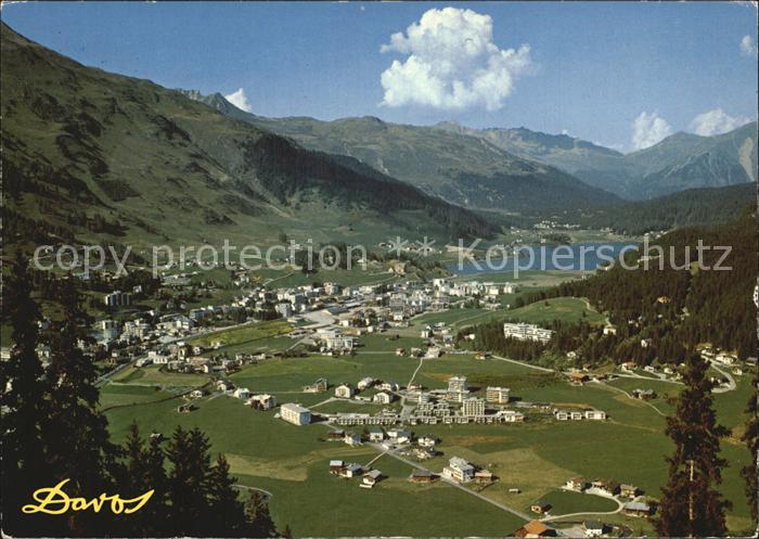 12456136 Davos GR avec le lac Davos et Wolfgang Davos Platz