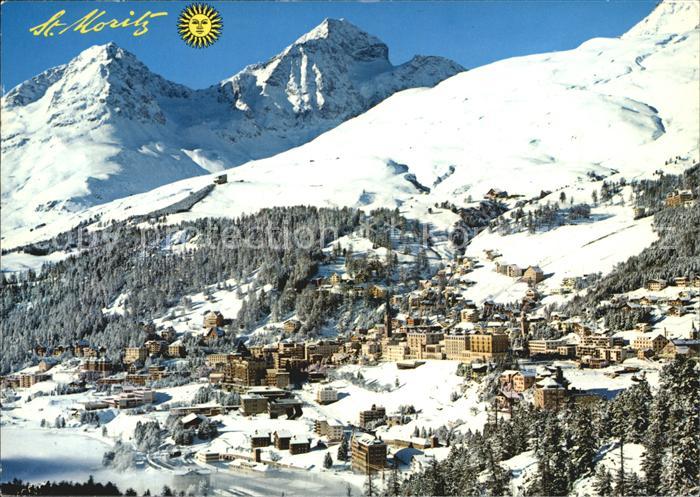 12456968 St Moritz Bad GR Vue sur la ville Panorama St Moritz