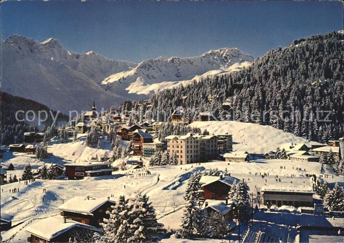 12457918 Arosa GR Dorf uebungsfeld Arosa