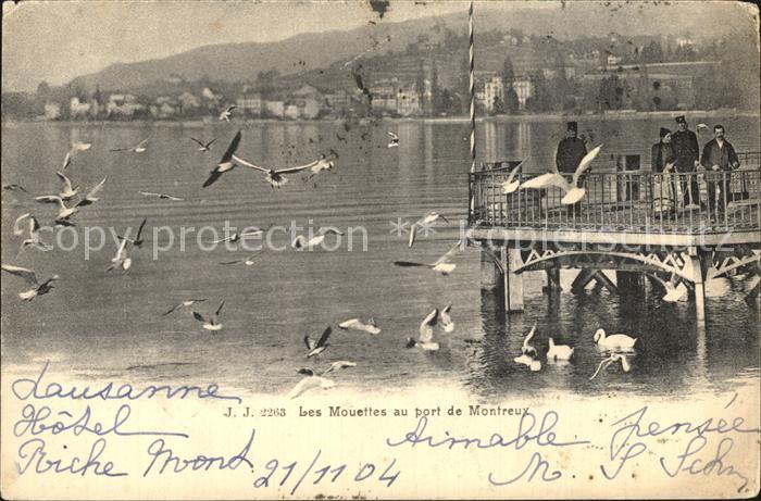 12459229 Montreux VD Les Mouettes Port Montreux