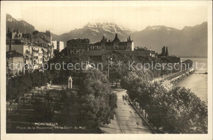 12459233 Montreux VD Place de la Rouvenaz Dent du Midi Montreux