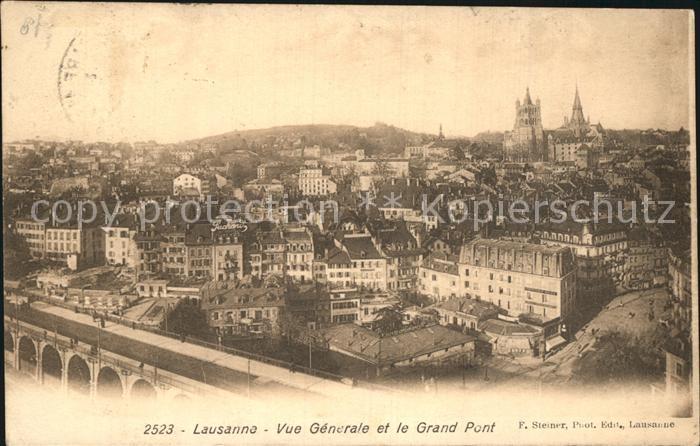 12459248 Lausanne VD Grand Pont Panorama Lausanne