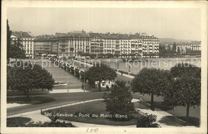 12472069 Genève GE Pont du Mont Blanc Genève