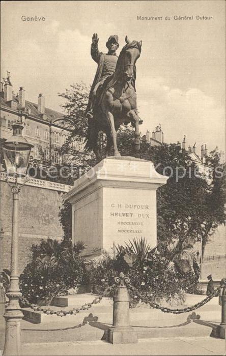 12472112 Genève GE Monument du Général Dufour Genève