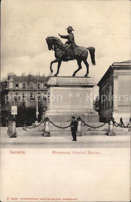 12472114 Genève GE Monument Général Dufour Genève