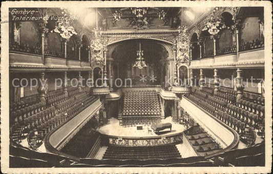 12472183 Genève GE Intérieur du Victoria Hall Genève