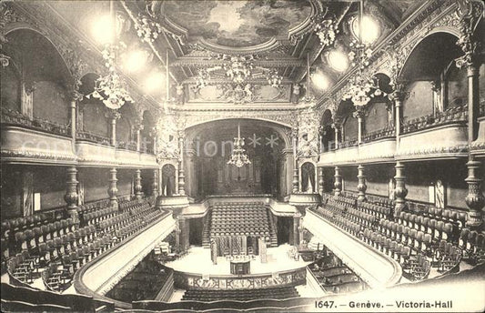 12473697 Genève GE Intérieur du Victoria Hall Genève