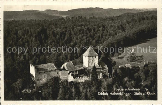 12472943 Stein Rhein Fliegeraufnahme  Schloss Hohenklingen Stein am Rhein