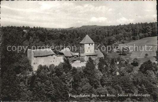 12472971 Stein Rhein Schloss Hohenklingen Fliegeraufnahme Stein am Rhein