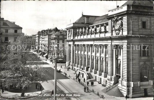 12473077 Genève GE Poste et Rue du Mont Blanc Genève