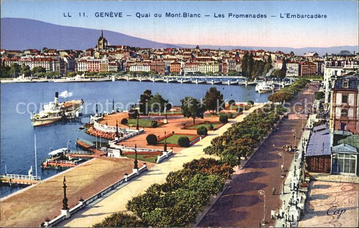 12473089 Genève GE Quai au Mont Blanc Les Promenade Genève