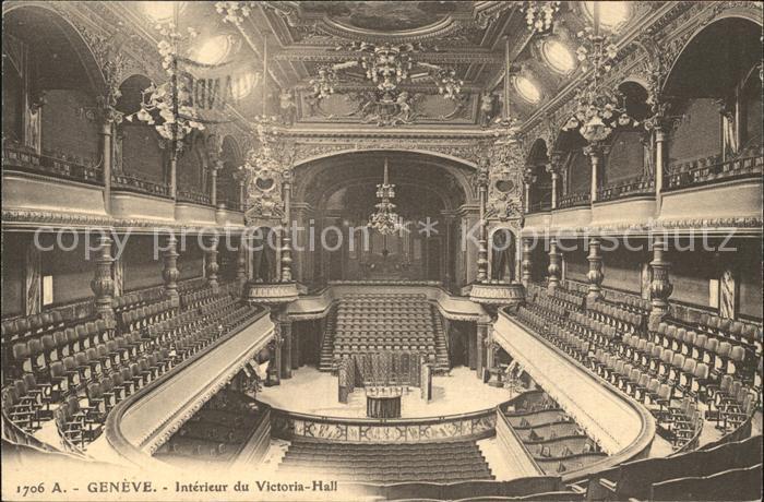 12474348 Genève GE Intérieur du Victoria Hall Genève