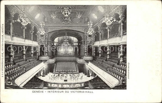 12474378 Genève GE Intérieur du Victoria Hall Genève