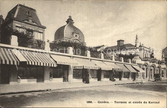 12474383 Geneve GE Terrasse et entrée du Kursaal Geneve