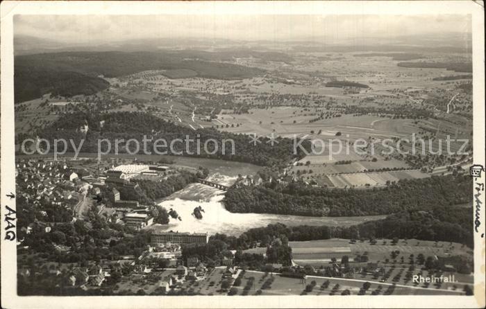 12476138 Rheinfall SH Fliegeraufnahme Neuhausen am Rheinfall