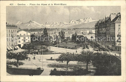 12475357 Genève GE Place des Alpes le Mont Blanc Genève