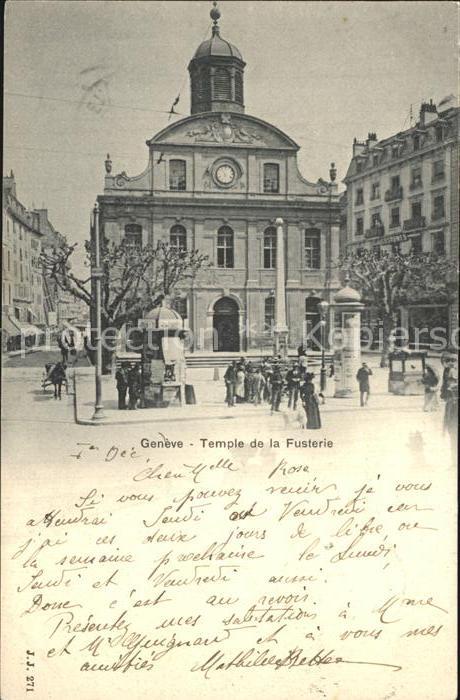 12476242 Genève GE Temple de la Fusterie Genève