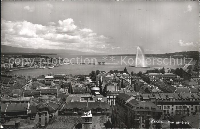 12476332 Genève GE Vue sur la ville de Genève