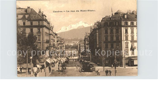 12481108 Genève GE La rue du Mont Blanc Genève