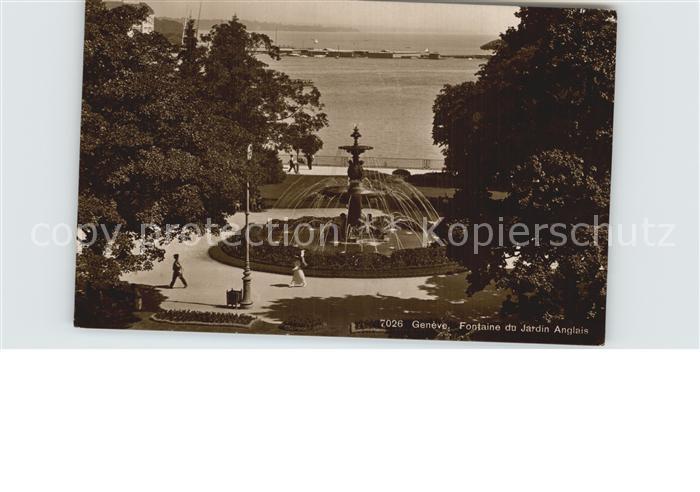 12481117 Genève GE Fontaine du Jardin Anglais Genève