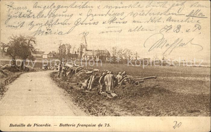 12555486 Basel BS Batterie francaise de 75 Basel BS