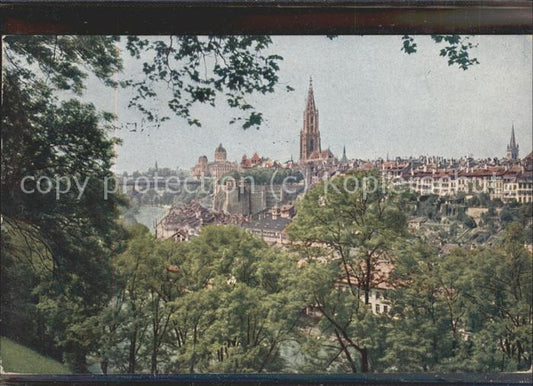 11498559 Bern BE Panorama mit Kirchenfeldbruecke Bern