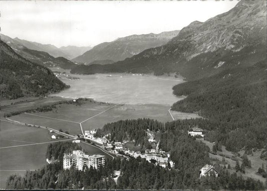 11112992 Sils Maria Graubuenden Fliegeraufnahme